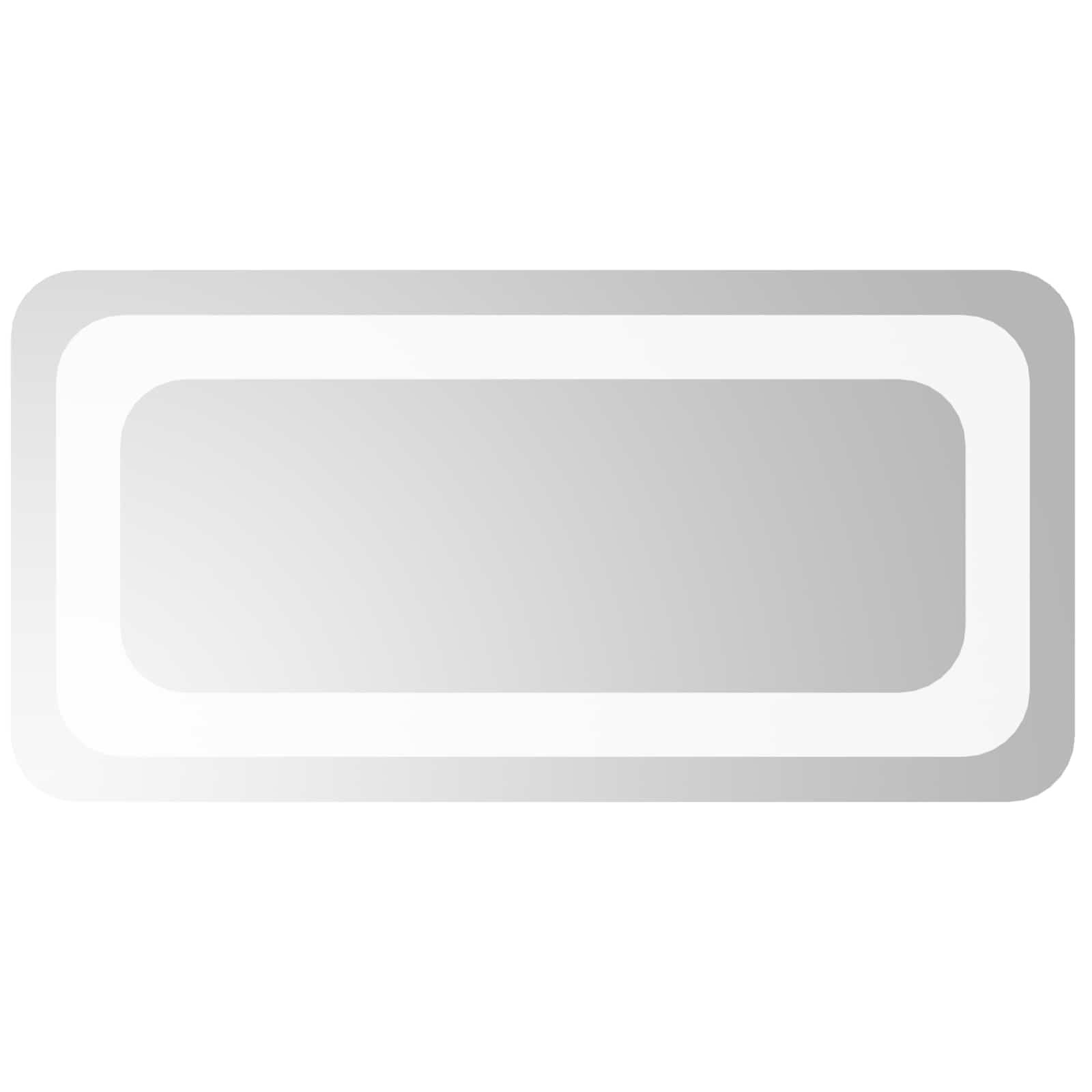Καθρέφτης μπάνιου LED Διαφανές 40 x 20 cm σκληρυμένο γυαλί