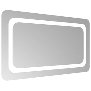 Καθρέφτης μπάνιου LED Διαφανές 70 x 40 cm σκληρυμένο γυαλί - Pakobazaar