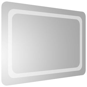 Καθρέφτης μπάνιου LED Διαφανές 70 x 50 cm σκληρυμένο γυαλί - Pakobazaar
