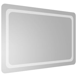 Καθρέφτης μπάνιου LED Διαφανές 90 x 60 cm σκληρυμένο γυαλί - Pakobazaar