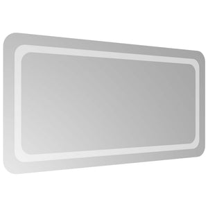 Καθρέφτης μπάνιου LED Διαφανές 100 x 50 cm σκληρυμένο γυαλί - Pakobazaar