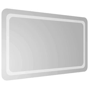 Καθρέφτης μπάνιου LED Διαφανές 100 x 60 cm σκληρυμένο γυαλί - Pakobazaar