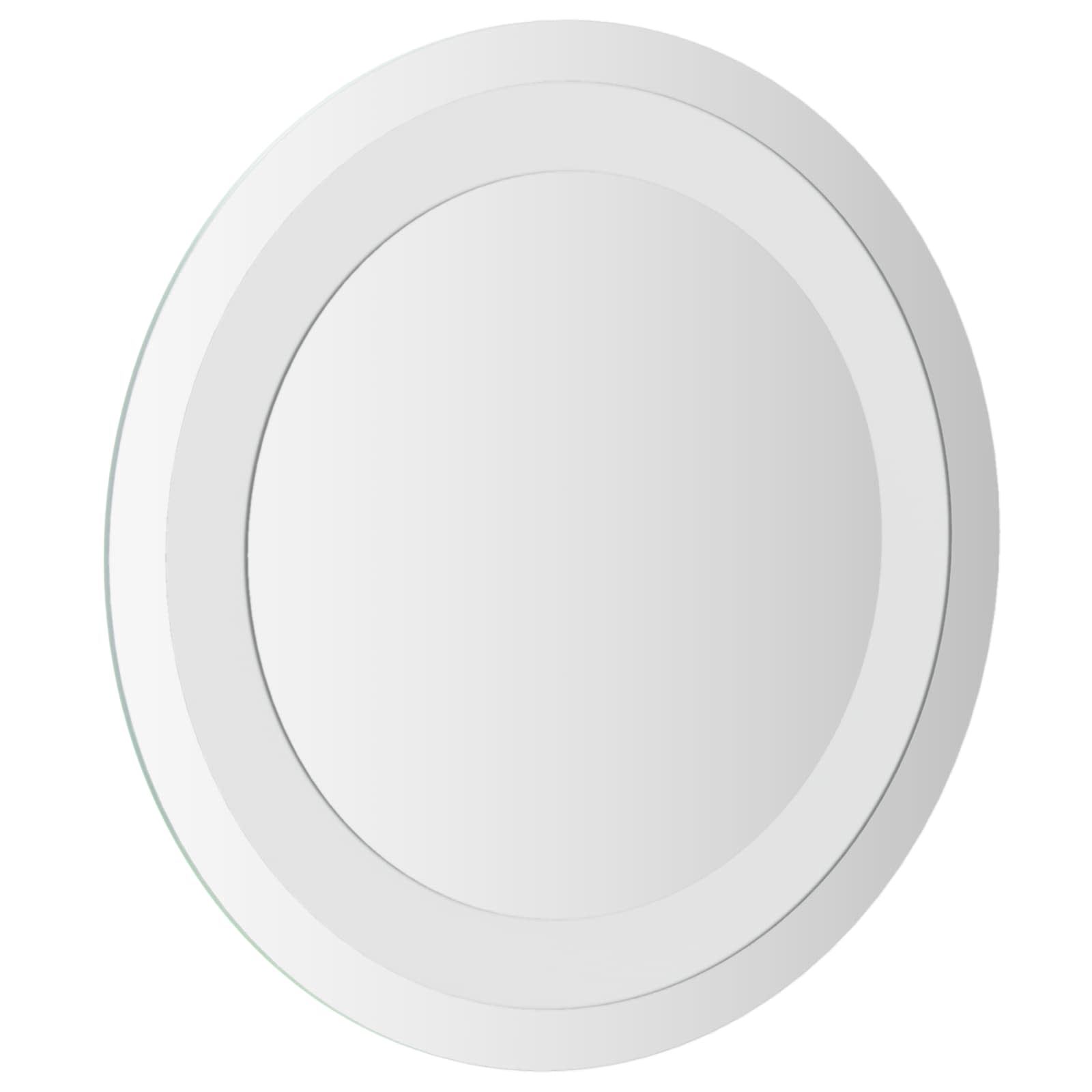 Καθρέφτης μπάνιου LED Διαφανές Ø 30 cm σκληρυμένο γυαλί