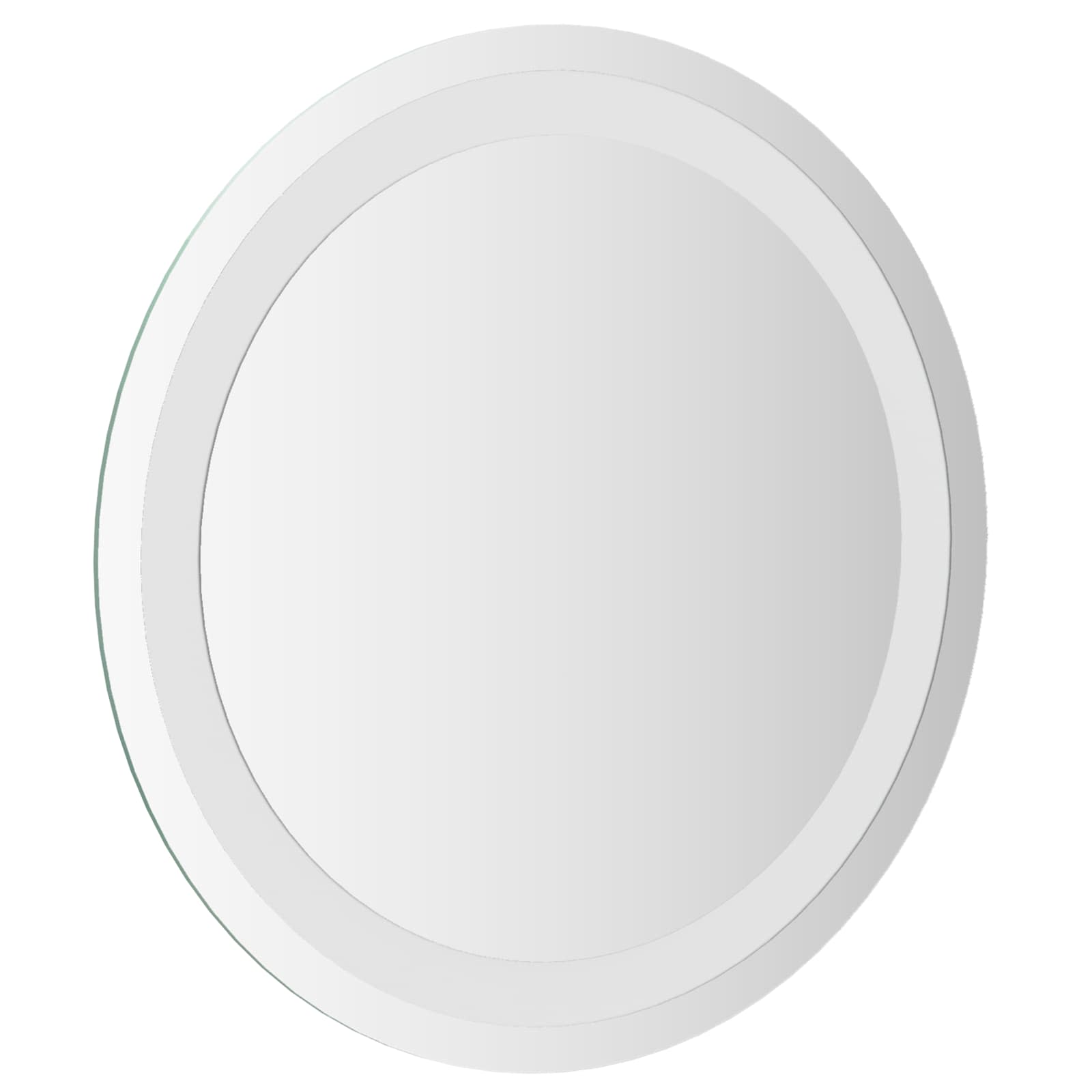 Καθρέφτης μπάνιου LED Διαφανές Ø 40 cm σκληρυμένο γυαλί - Pakobazaar