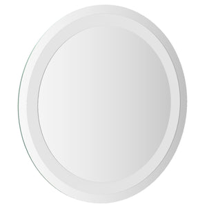 Καθρέφτης μπάνιου LED Διαφανές Ø 40 cm σκληρυμένο γυαλί - Pakobazaar