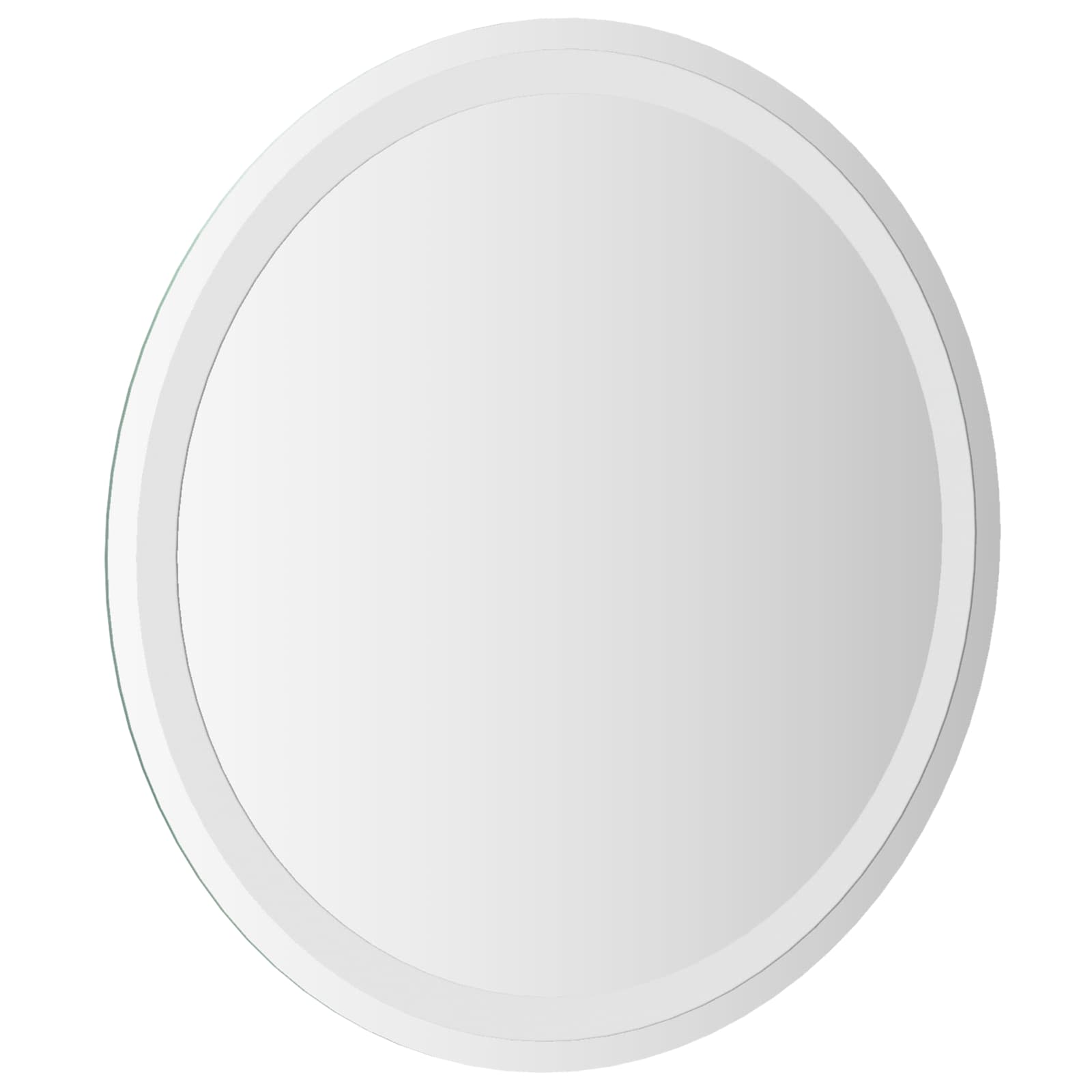 Καθρέφτης μπάνιου LED Διαφανές Ø 60 cm σκληρυμένο γυαλί - Pakobazaar