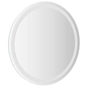 Καθρέφτης μπάνιου LED Διαφανές Ø 60 cm σκληρυμένο γυαλί - Pakobazaar
