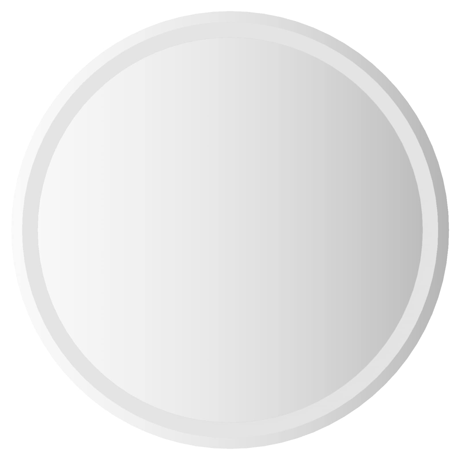 Καθρέφτης μπάνιου LED Διαφανές Ø 70 cm σκληρυμένο γυαλί