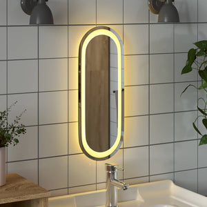 Καθρέφτης μπάνιου LED Διαφανές 40 x 15 cm σκληρυμένο γυαλί