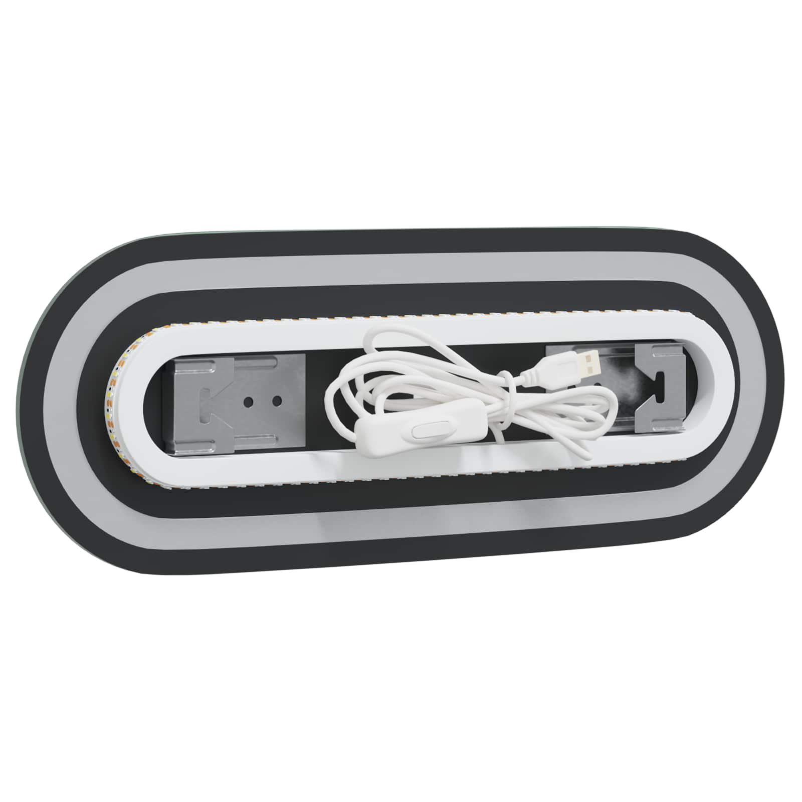 Καθρέφτης μπάνιου LED Διαφανές 40 x 15 cm σκληρυμένο γυαλί