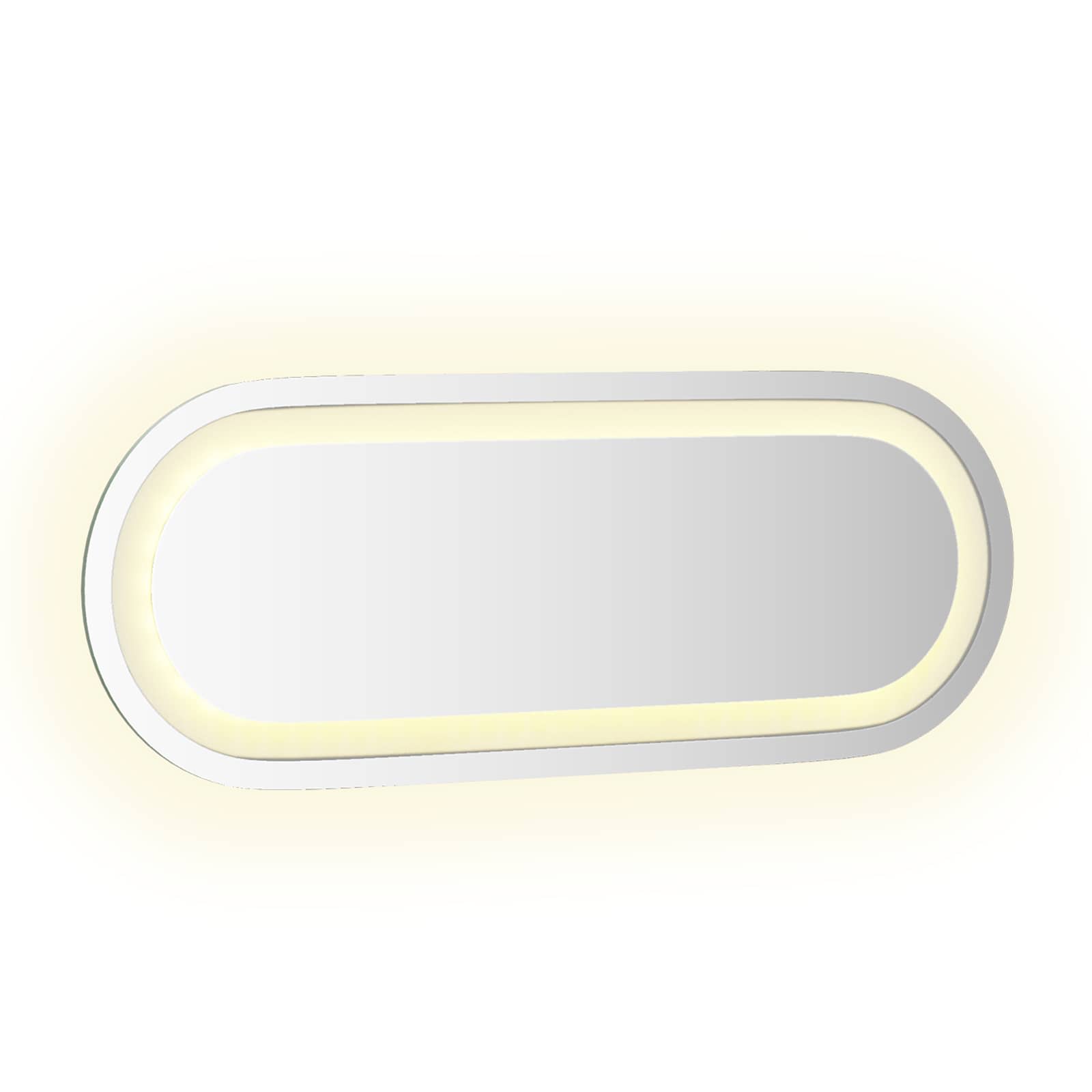 Καθρέφτης μπάνιου LED Διαφανές 40 x 15 cm σκληρυμένο γυαλί