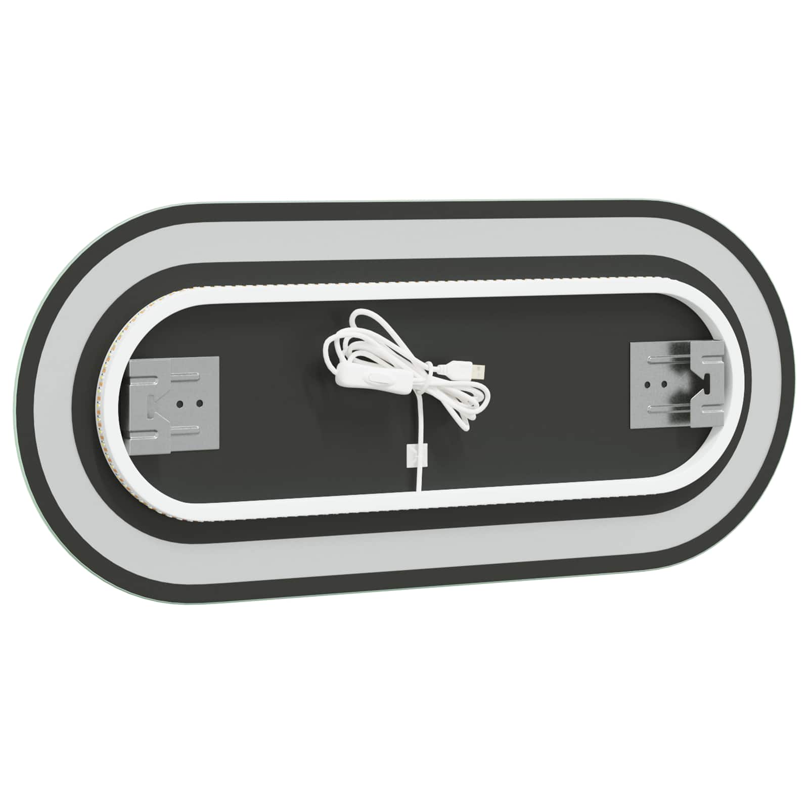 Καθρέφτης μπάνιου LED Διαφανές 70 x 30 cm σκληρυμένο γυαλί