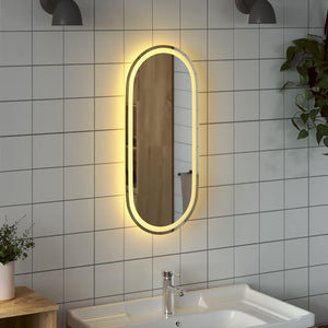 Καθρέφτης μπάνιου LED Διαφανές 80 x 35 cm σκληρυμένο γυαλί - Pakobazaar