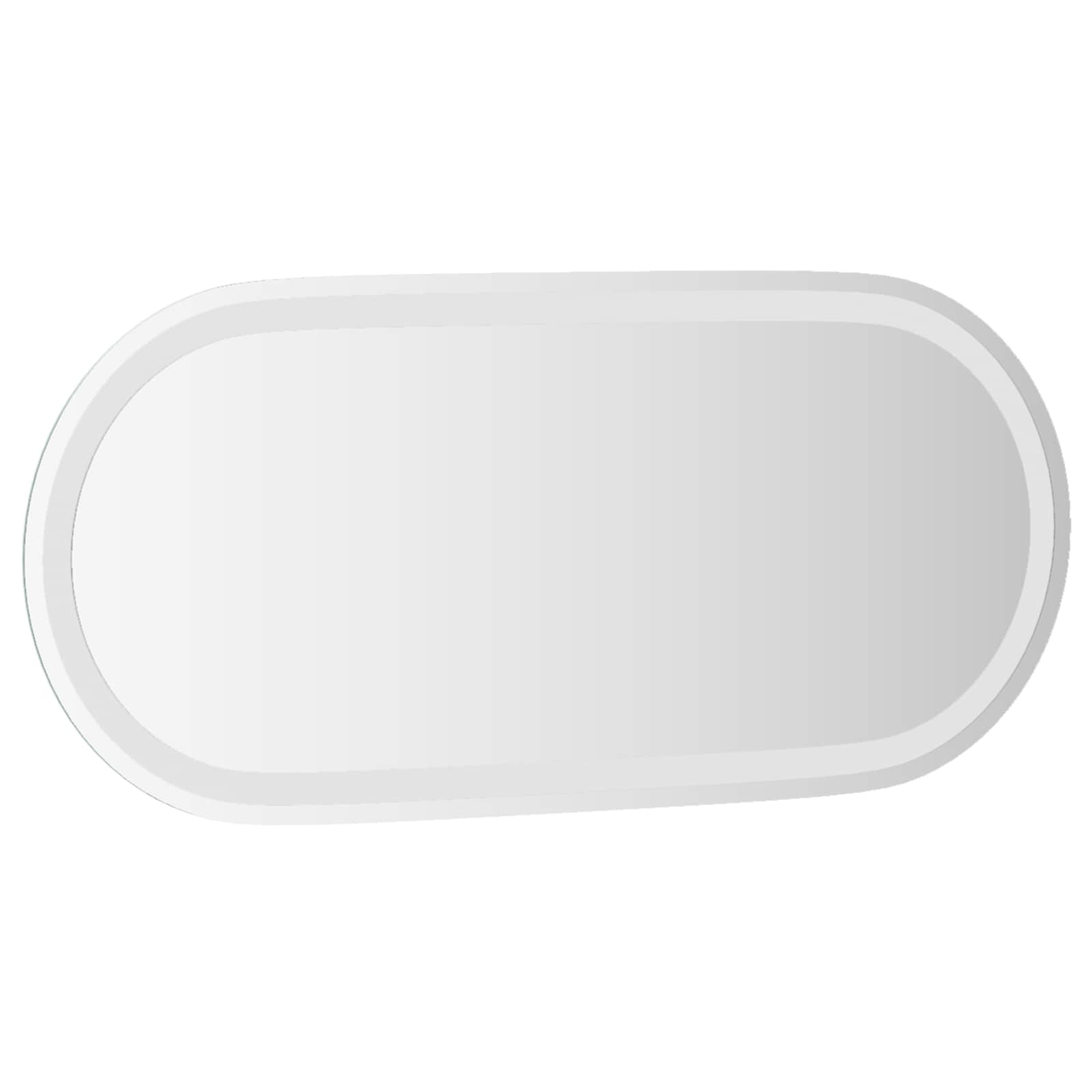 Καθρέφτης μπάνιου LED Διαφανές 80 x 35 cm σκληρυμένο γυαλί - Pakobazaar