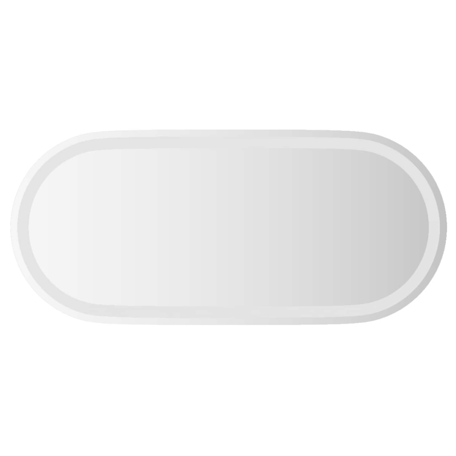 Καθρέφτης μπάνιου LED Διαφανές 80 x 35 cm σκληρυμένο γυαλί - Pakobazaar