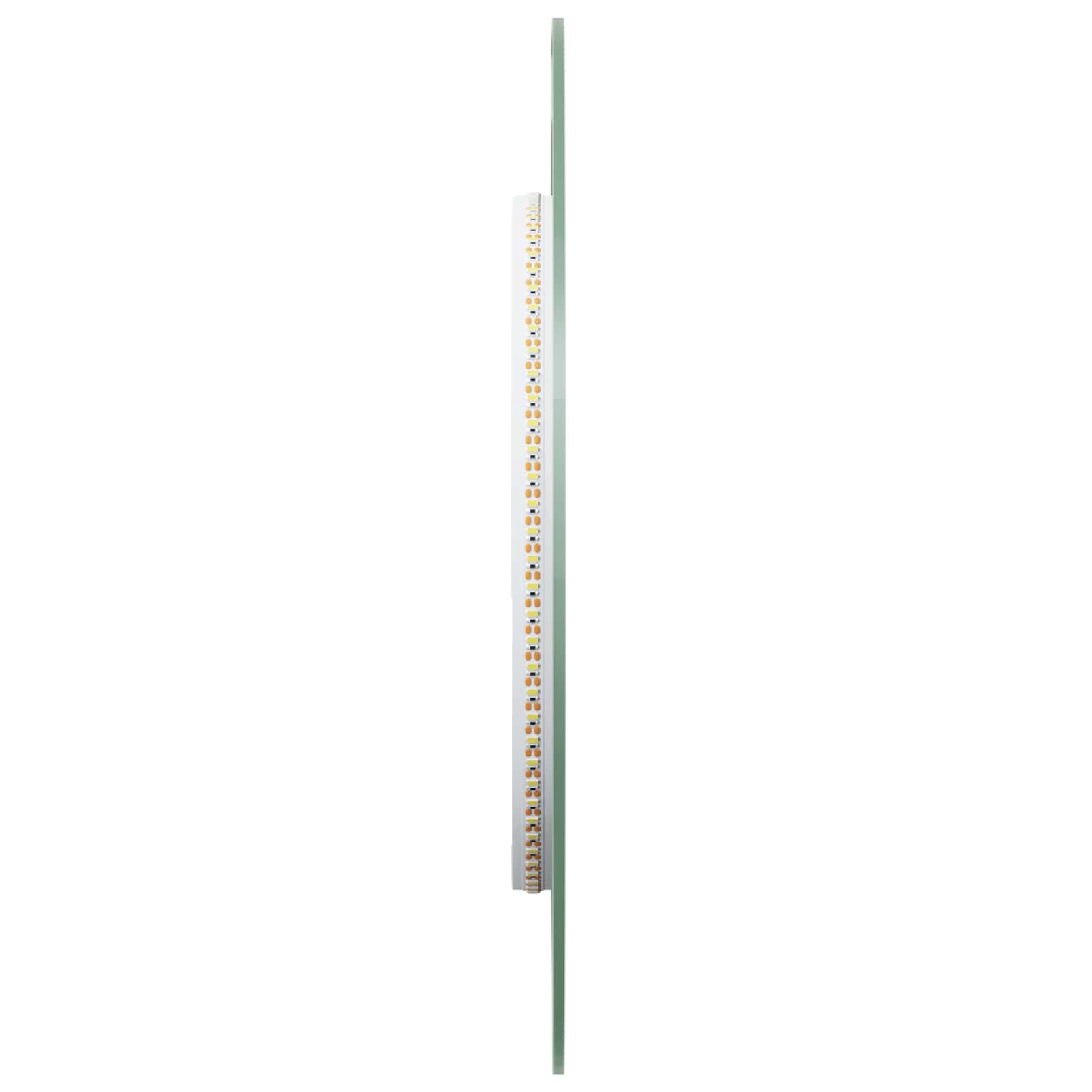 Καθρέφτης μπάνιου LED Διαφανές 80 x 35 cm σκληρυμένο γυαλί - Pakobazaar