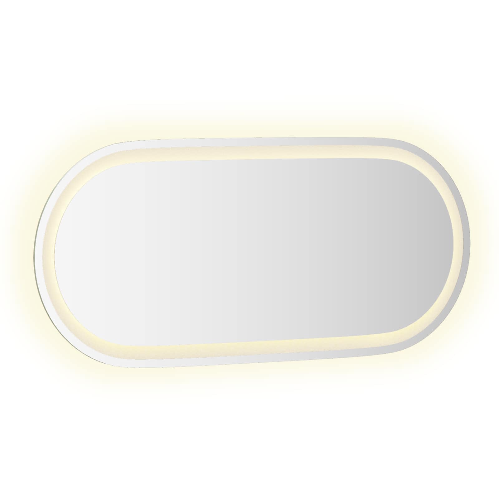Καθρέφτης μπάνιου LED Διαφανές 80 x 35 cm σκληρυμένο γυαλί - Pakobazaar