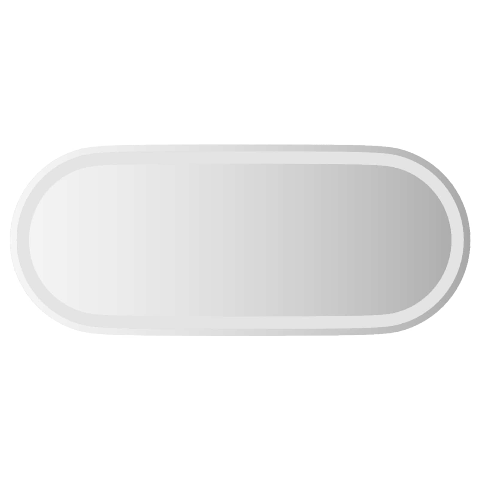 Καθρέφτης μπάνιου LED Διαφανές 90 x 40 cm σκληρυμένο γυαλί - Pakobazaar