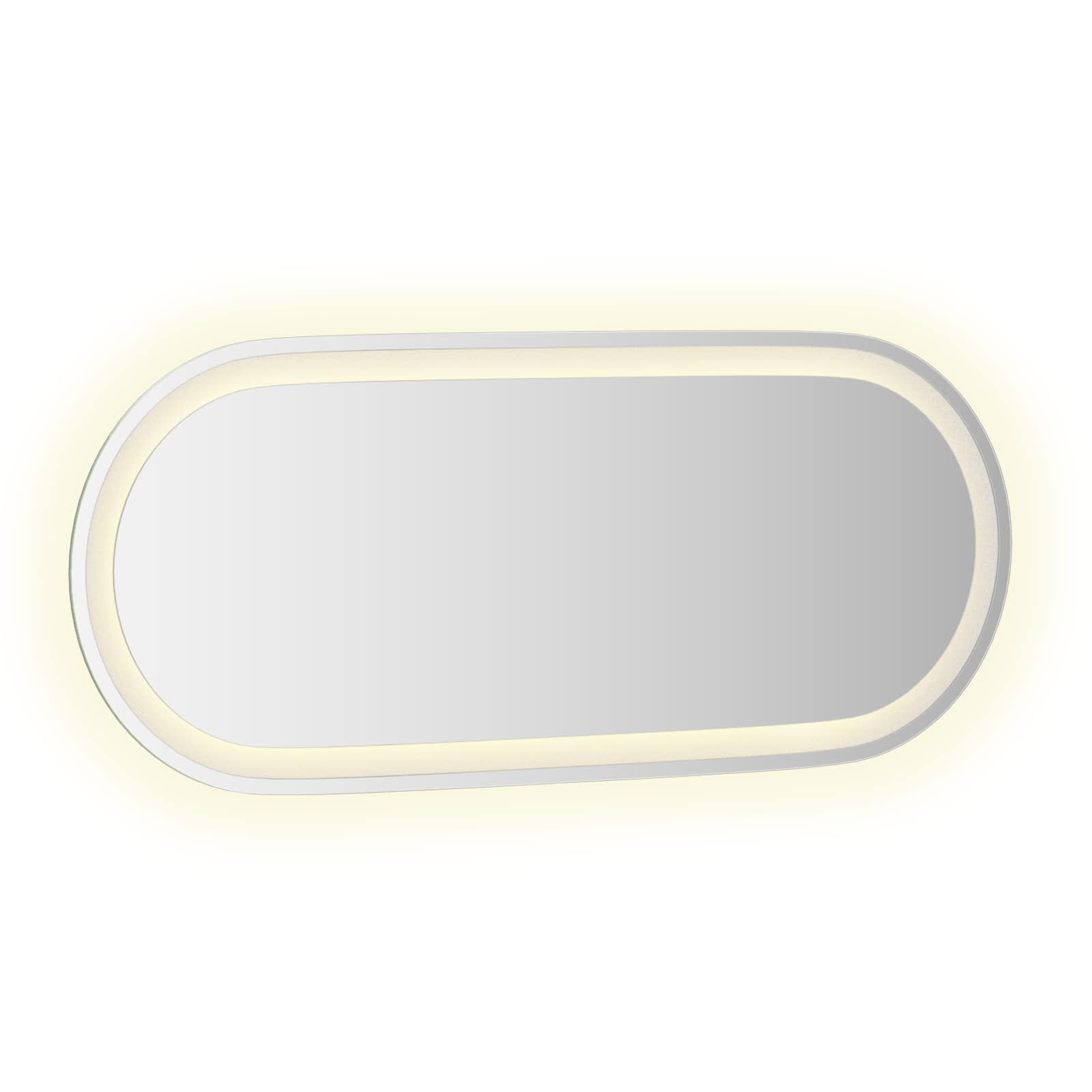 Καθρέφτης μπάνιου LED Διαφανές 90 x 40 cm σκληρυμένο γυαλί - Pakobazaar