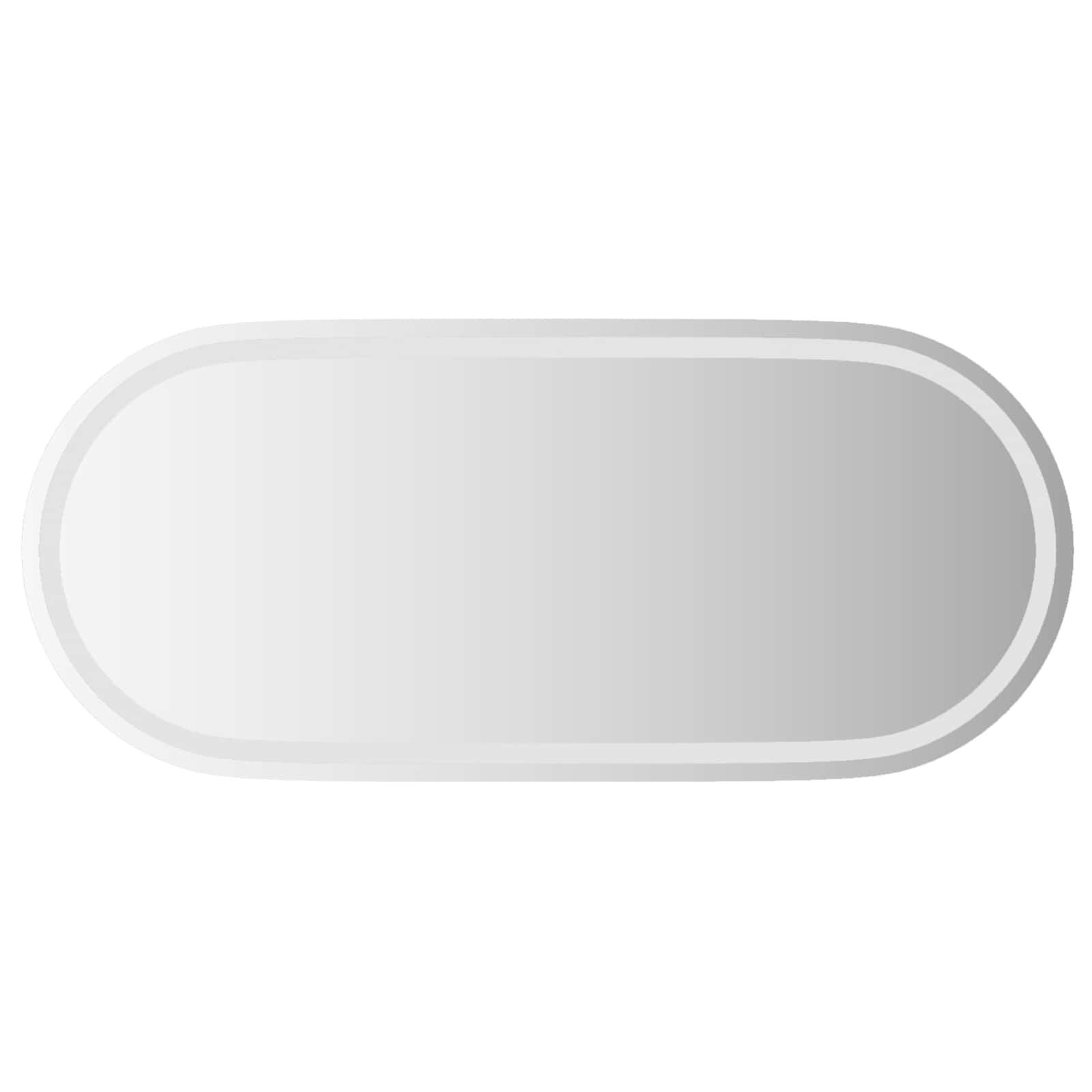 Καθρέφτης μπάνιου LED Διαφανές 100 x 45 cm σκληρυμένο γυαλί