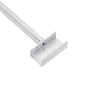 Μπράκετ Ταυροειδούς για Τρέιλερ Ασημί 102-155 cm Αλουμίνιο