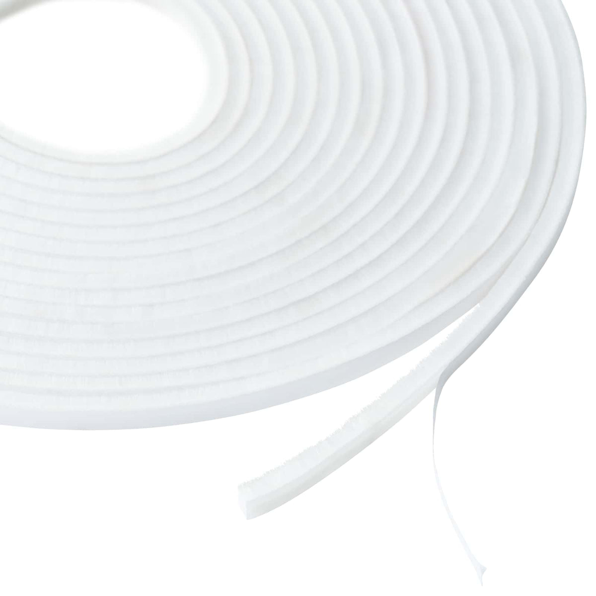 Αυτοκόλλητο βουρτσάκι στεγάνωσης πόρτας 25 m PP Λευκό