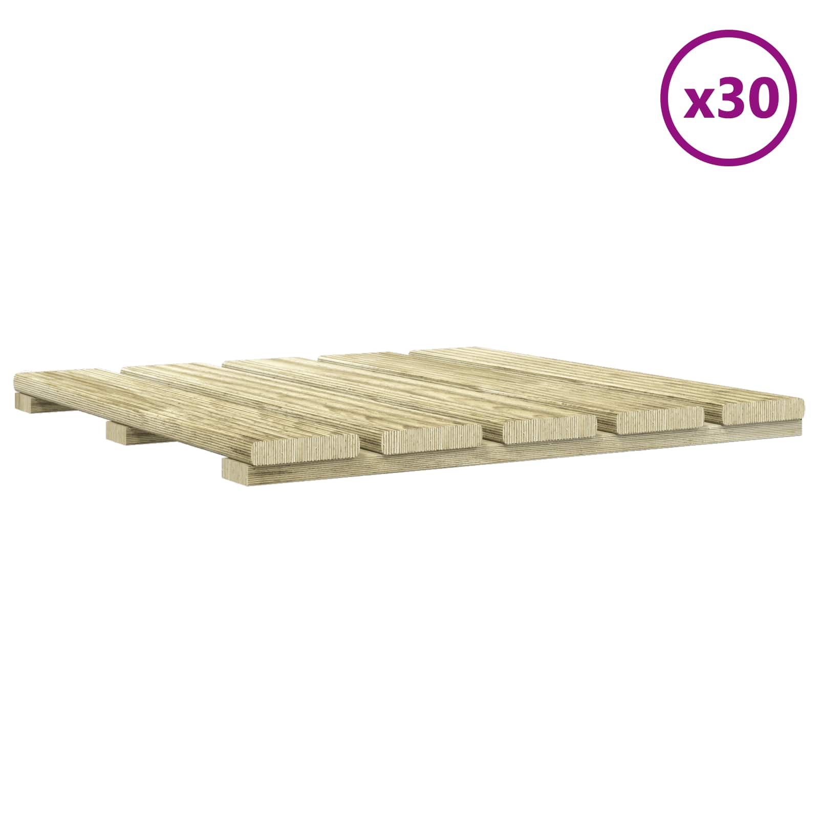 Πλάκα Κατασκευής 30 pcs Πράσινο 50 x 50 cm - Pakobazaar