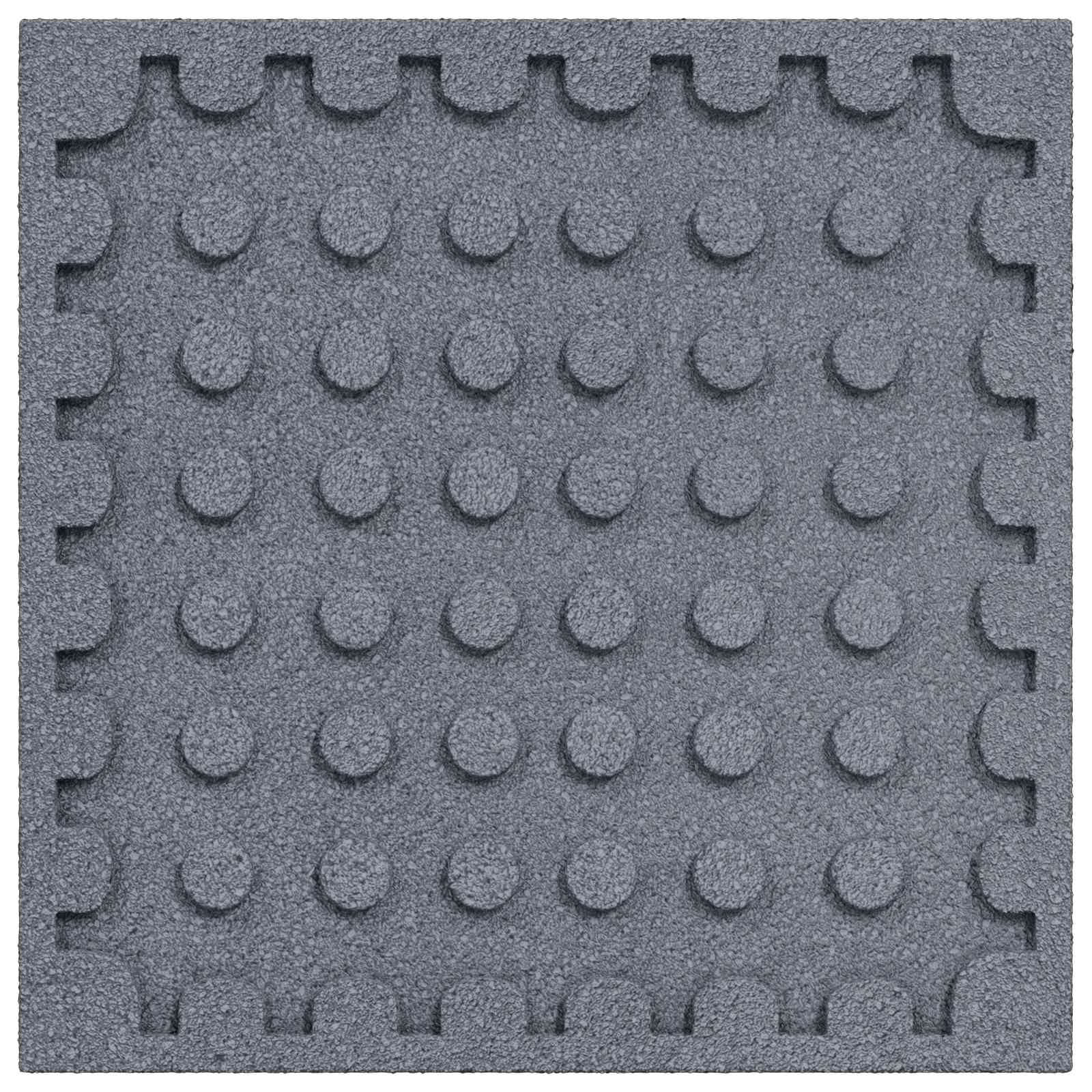 Πλακάκια Προστασίας από Πτώσεις 12 pcs Γκρι 50 x 50 cm Λάστιχο - Pakobazaar