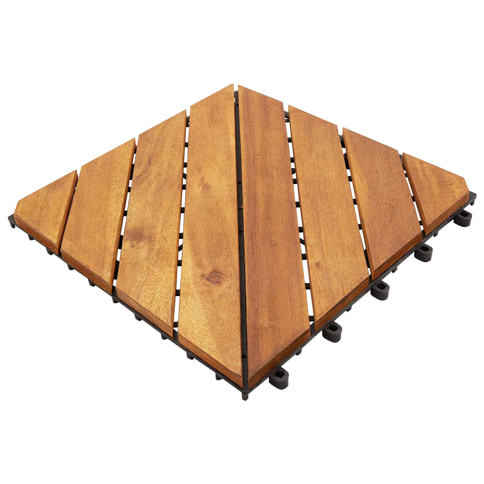 Πλάκα Κατασκευής 20 pcs Καφέ 30 x 30 cm Ξύλο Ακακίας - Pakobazaar