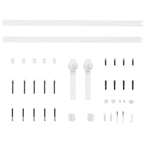 Συρόμενη Πόρτα Φυσικό και Λευκό 95 x 210 cm - Pakobazaar