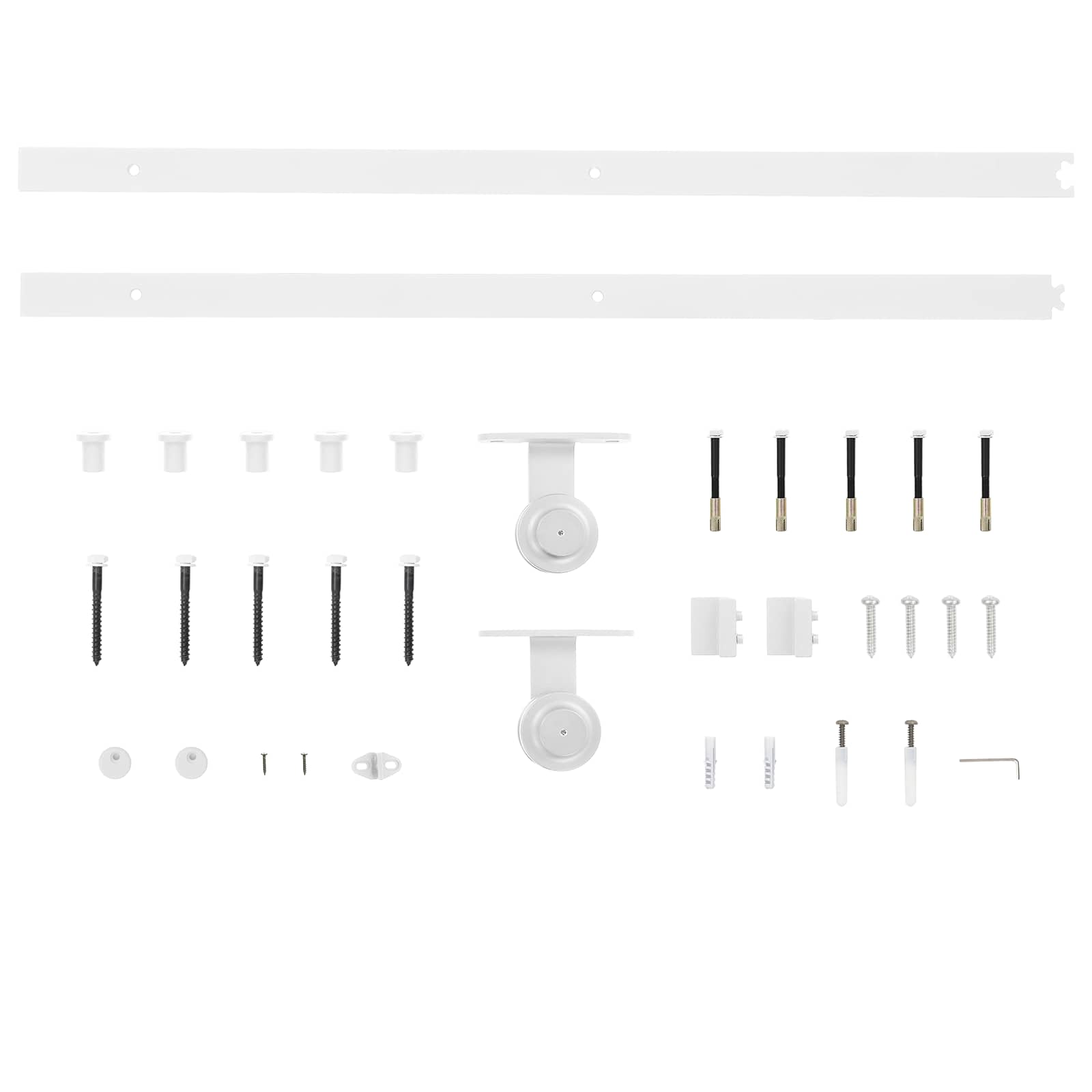 Συρόμενη Πόρτα Φυσικό και Λευκό 85 x 210 cm - Pakobazaar