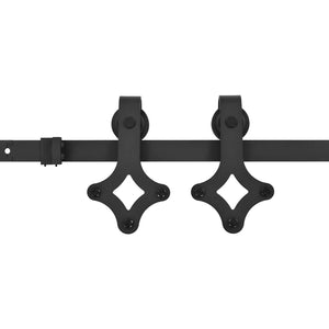 Συρόμενη Πόρτα Φυσικό και Μαύρο 70 x 210 cm - Pakobazaar