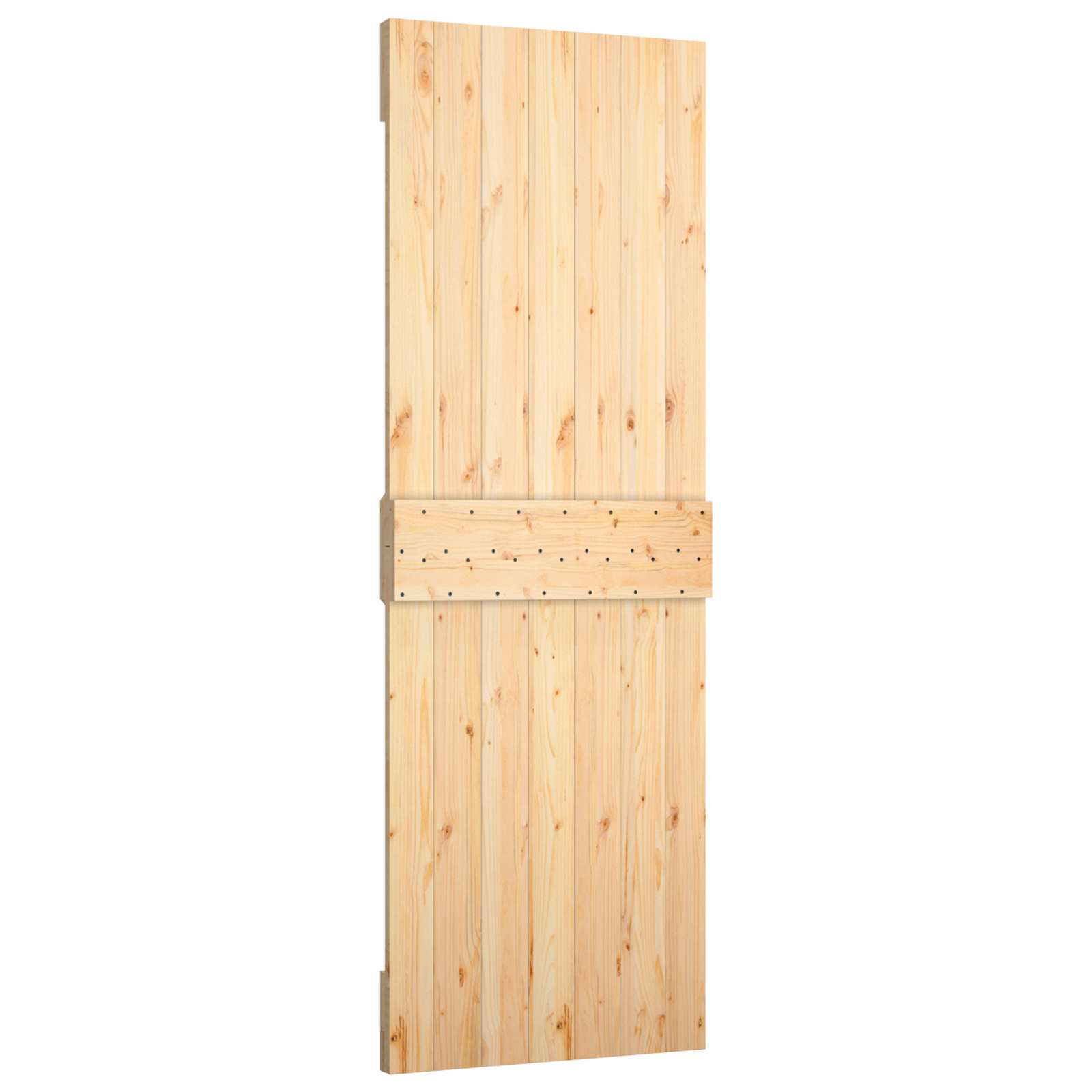 Συρόμενη Πόρτα Φυσικό και Λευκό 70 x 210 cm - Pakobazaar
