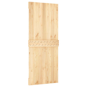 Συρόμενη Πόρτα Φυσικό και Λευκό 85 x 210 cm