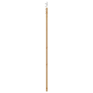 Συρόμενη Πόρτα Φυσικό και Λευκό 86 x 198,5 cm Μασίφ Ξύλο Πεύκου - Pakobazaar