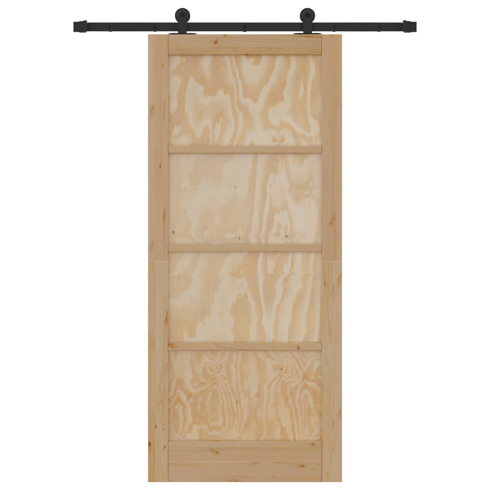 Συρόμενη Πόρτα ORKDAL Φυσικό 86 x 198,5 cm Μασίφ Ξύλο Πεύκου - Pakobazaar