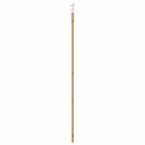 Συρόμενη Πόρτα Φυσικό και Λευκό 86 x 211 cm Μασίφ Ξύλο Πεύκου - Pakobazaar