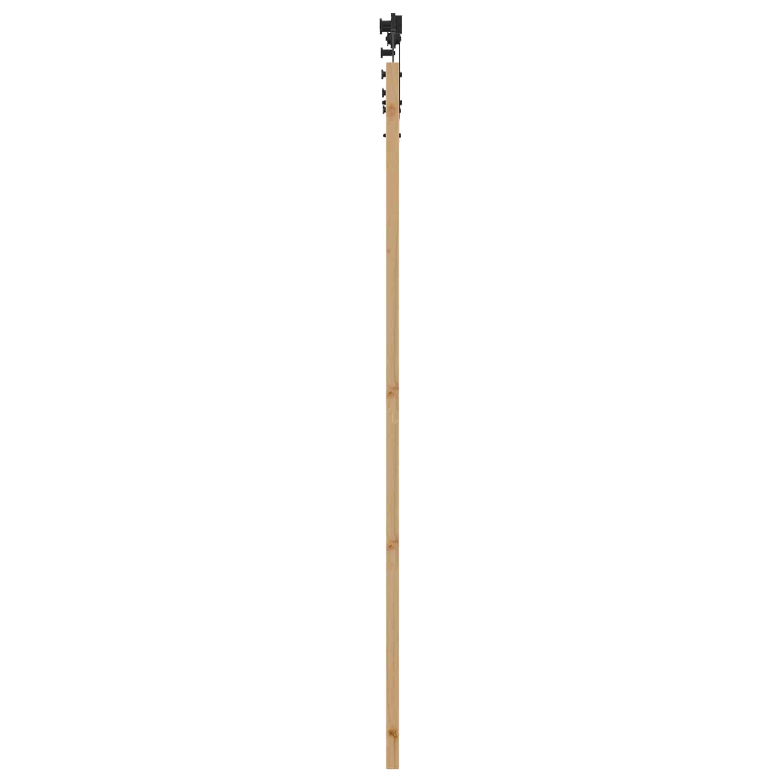 Συρόμενη Πόρτα ORKDAL Φυσικό και Μαύρο 86 x 211 cm - Pakobazaar
