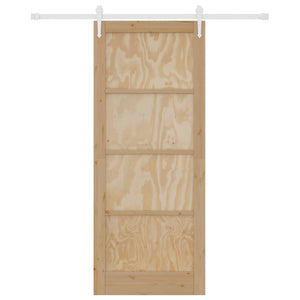 Συρόμενη Πόρτα ORKDAL Φυσικό και Λευκό 86 x 211 cm - Pakobazaar