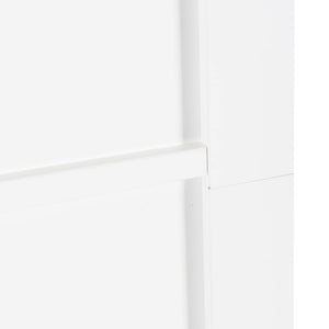 Συρόμενη Πόρτα ORKDAL Λευκό και Μαύρο 83 x 202 εκ. - Pakobazaar