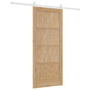 Συρόμενη Πόρτα ORKDAL Φυσικό και Λευκό 86 x 198,5 cm - Pakobazaar