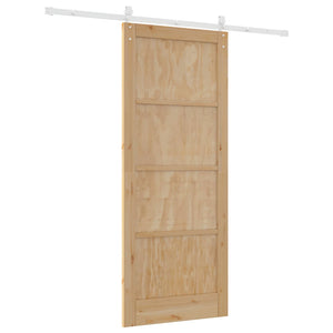 Συρόμενη Πόρτα ORKDAL Φυσικό και Λευκό 86 x 211 cm - Pakobazaar