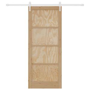 Συρόμενη Πόρτα ORKDAL Φυσικό και Λευκό 86 x 211 cm - Pakobazaar
