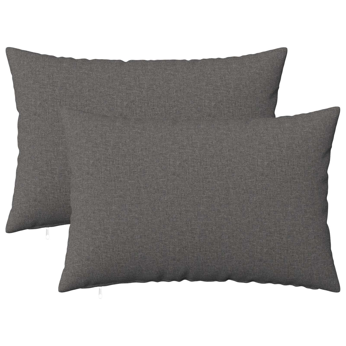 Μαξιλάρι με μαξιλάρι HEERLEN 2 τμχ. Ανοιχτό γκρι Ύφασμα