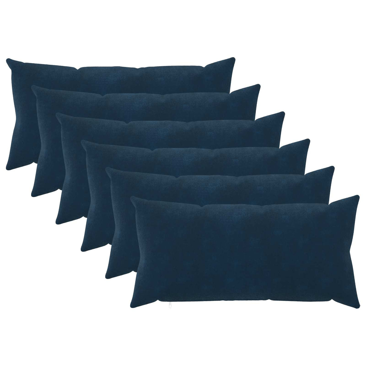 Μαξιλάρι με μαξιλάρι HEERLEN 6 τμχ. Μπλε Μικροΐνες φλις - Pakobazaar