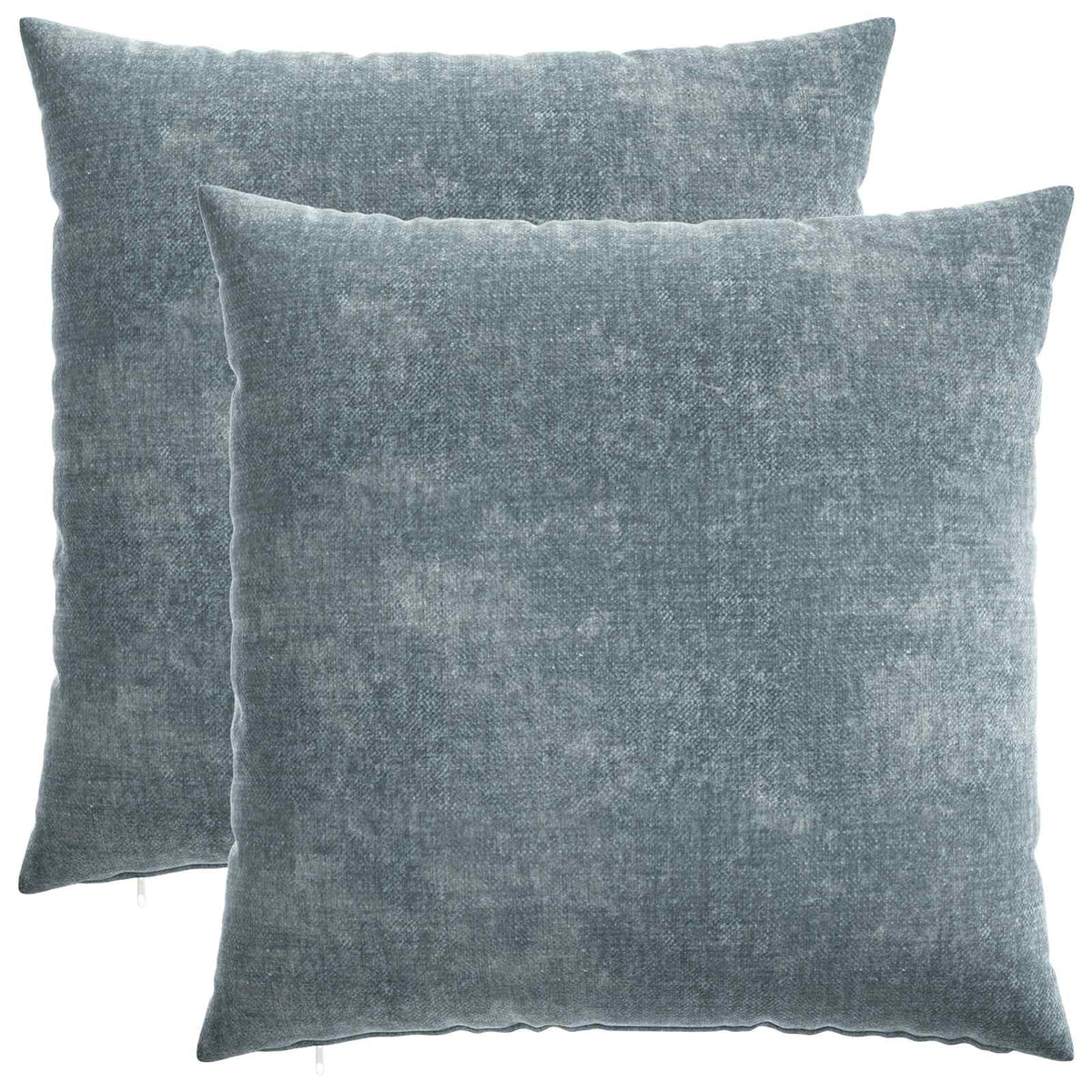 Μαξιλάρι 2 τμχ. HEERLEN Γαλάζιο 55 x 55 εκ Ύφασμα Chenille