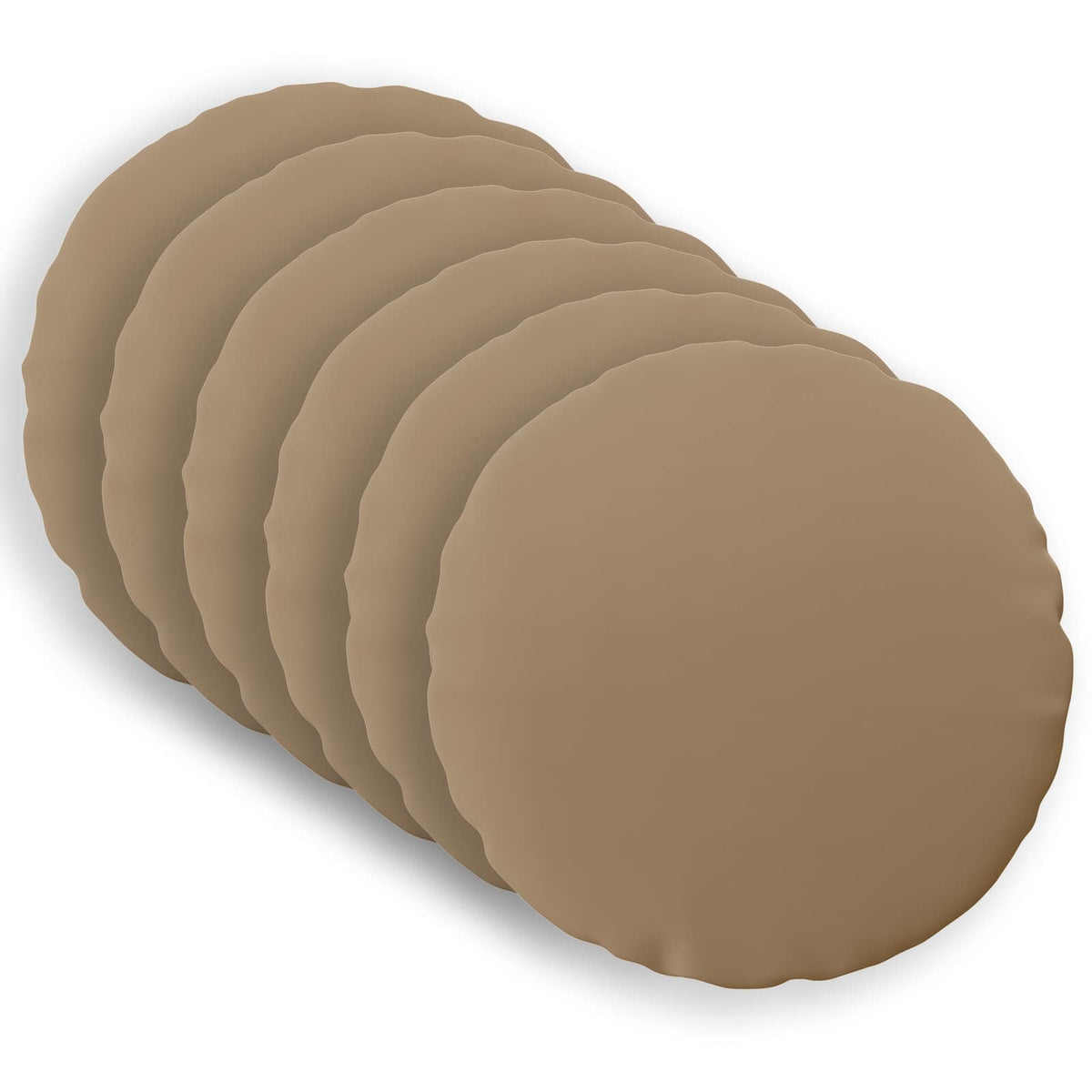 Μαξιλάρι 6 τμχ. HEERLEN Taupe Ø 60 cm Πολυεστέρας - Pakobazaar