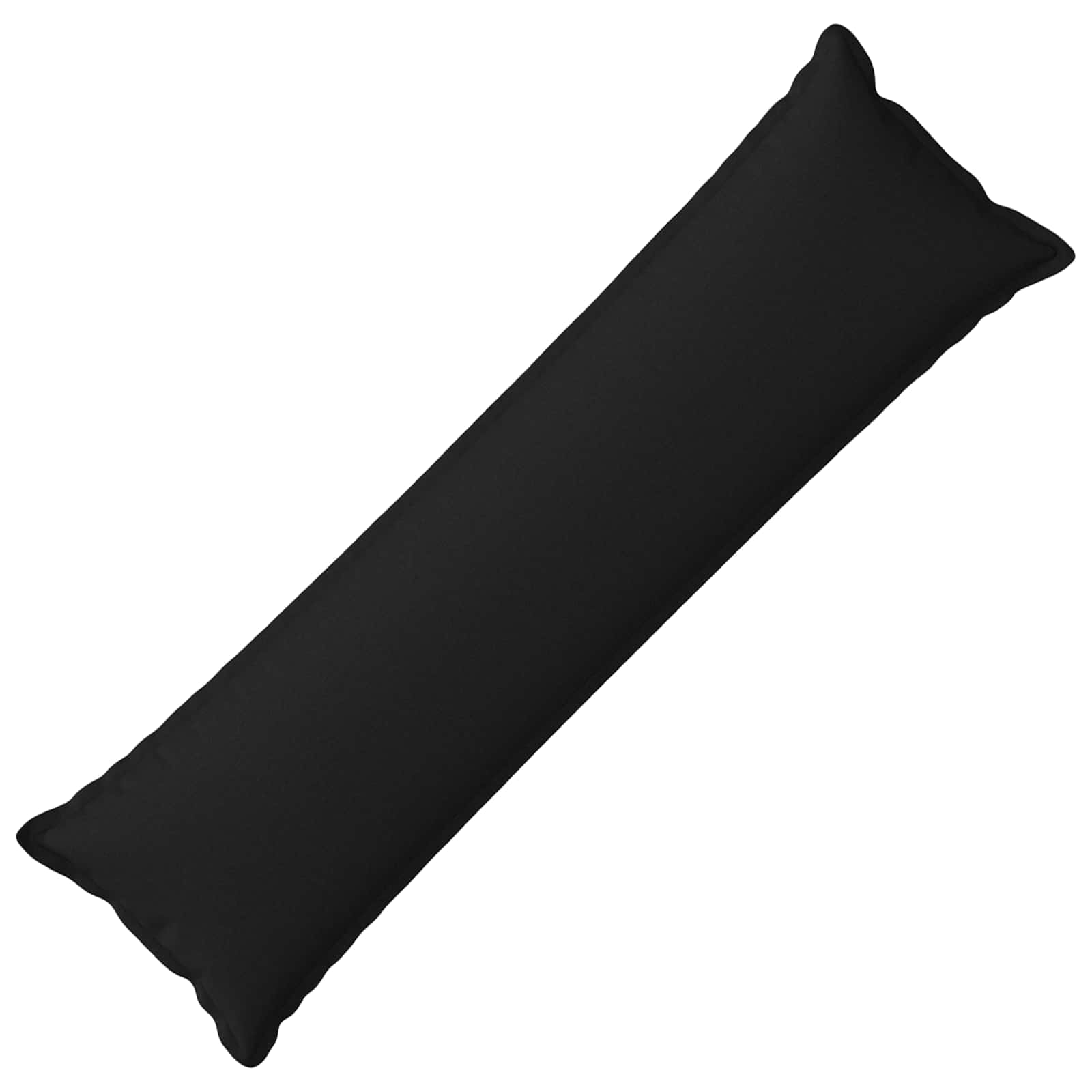 Μαξιλάρι με μαξιλάρι HOUTEN Μαύρο 40 x 145 εκ. Ψεύτικο Λινό - Pakobazaar