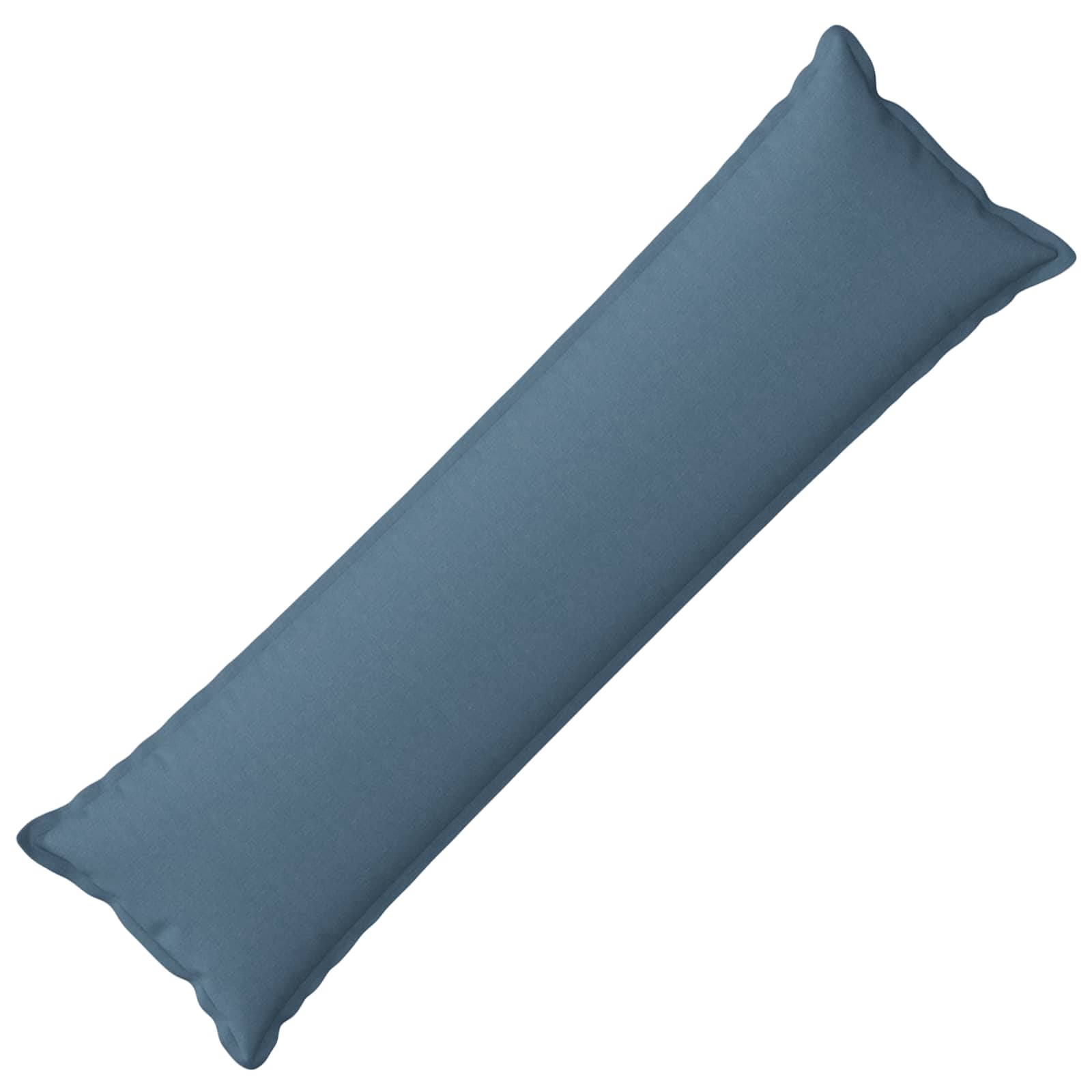 Μαξιλάρι με μαξιλάρι HOUTEN Μπλε τζην 40 x 145 εκ. Ψεύτικο Λινό - Pakobazaar