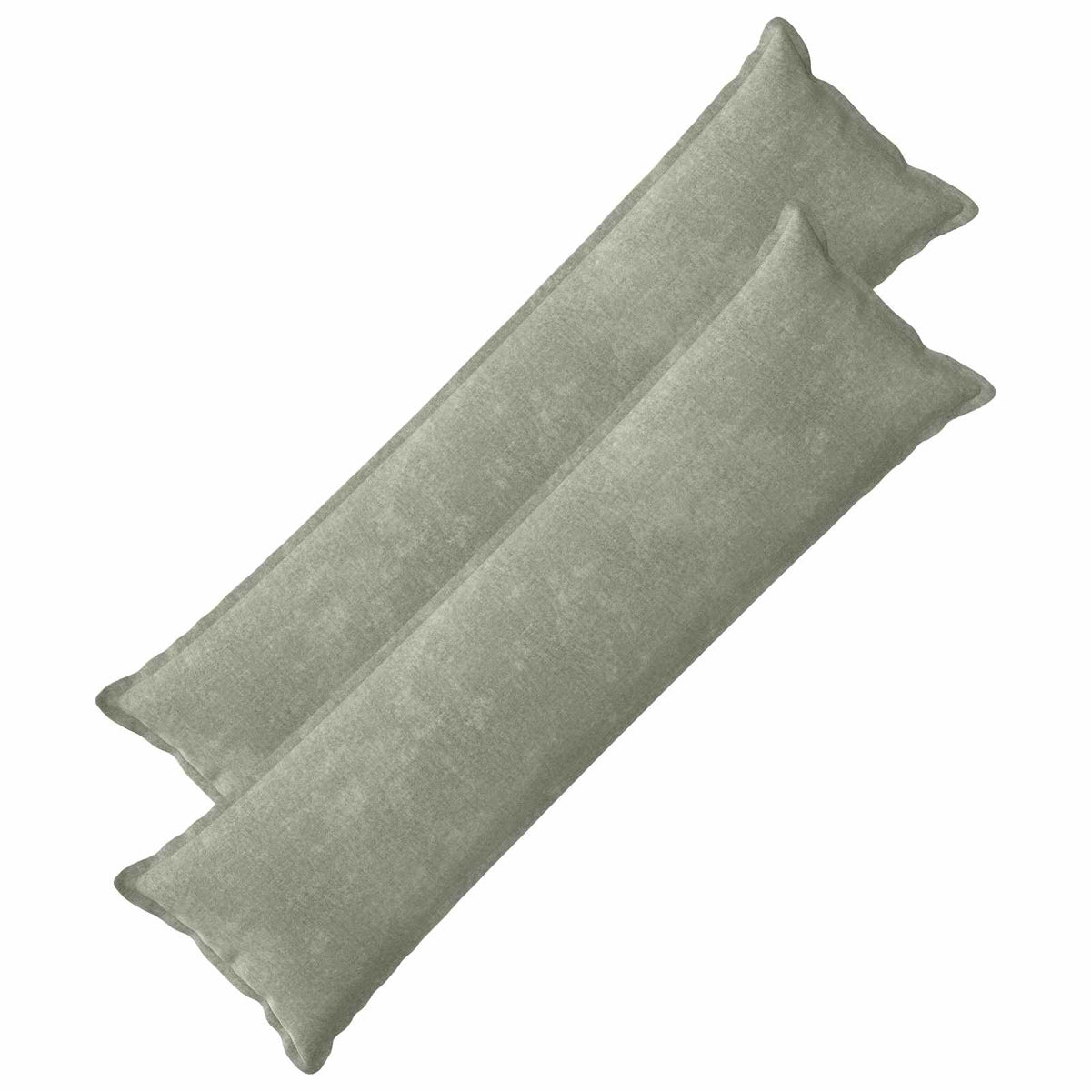 Μαξιλάρι 2 τμχ. HOUTEN Πράσινο 40 x 145 εκ. Ύφασμα Chenille
